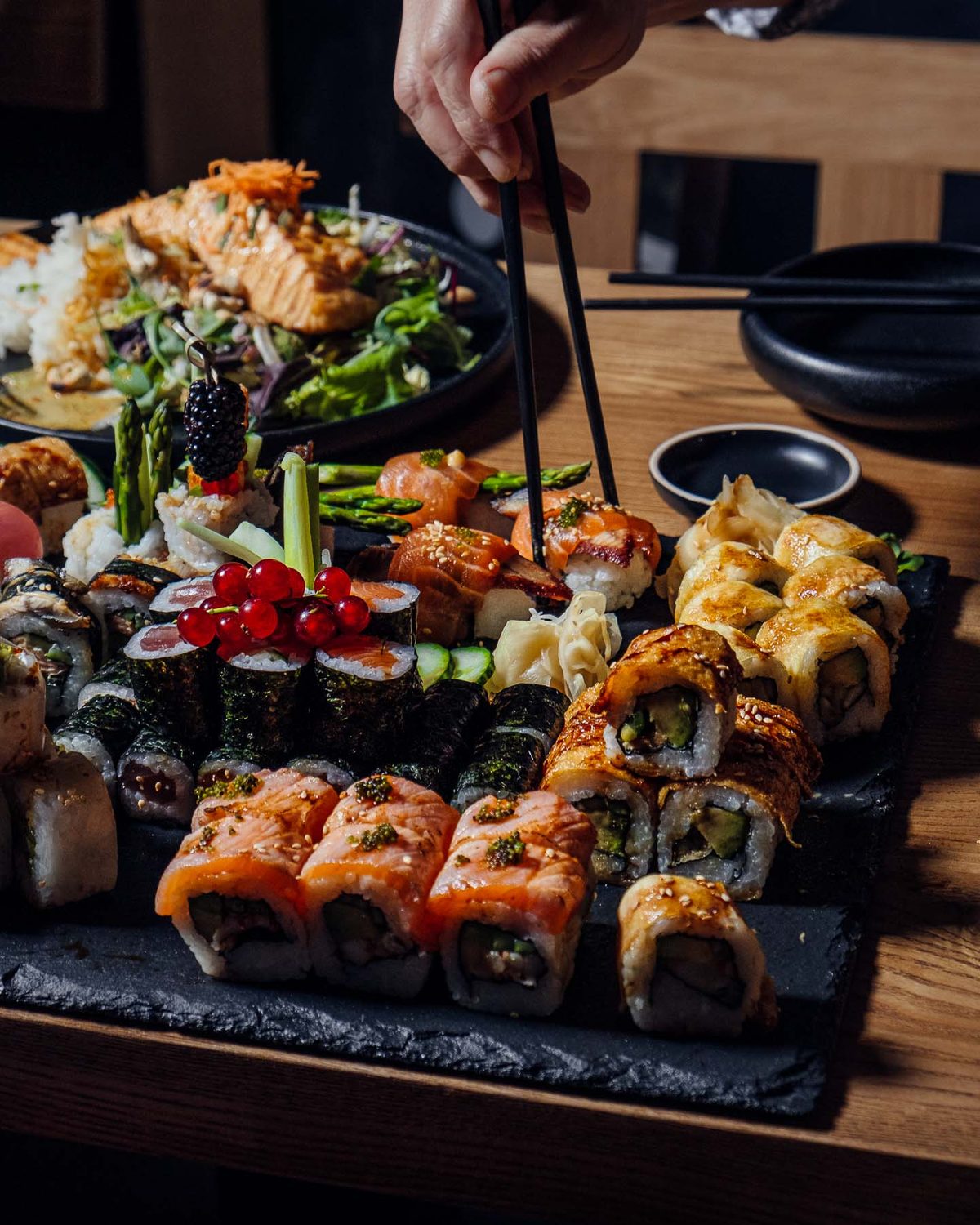 Familienfeier – Sushi-Platte zum Teilen