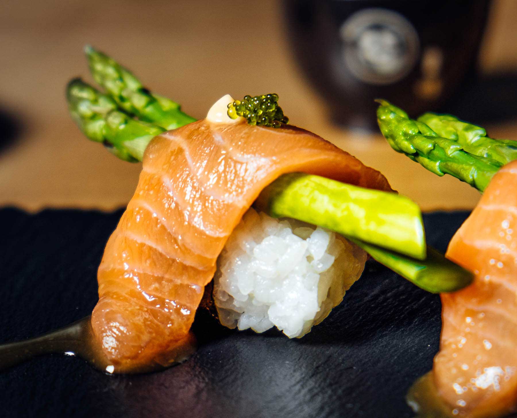 Gedeckter Tisch bei IMAKI Sushi & Ramen